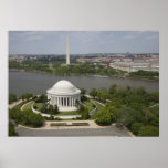 Aerial view of Jefferson Memorial Posters