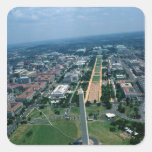 Aerial view of the National Mall Stickers