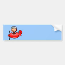 Aeroplane Bumper Sticker