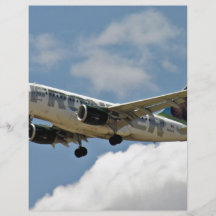 Aeroplane coming out of clouds and roar through sk custom flyer