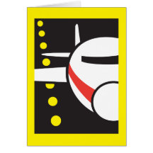 Aeroplane Greeting Card