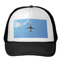 Aeroplane On Sky Mesh Hat