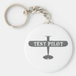 Aeroplane & Test Pilot Keychain