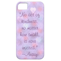 Aesop Kindness Quote iPhone 5 Case