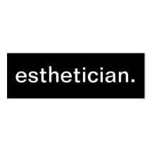 Aesthetician Business Card