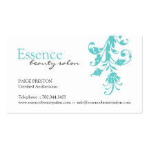 Aesthetician Business Cards