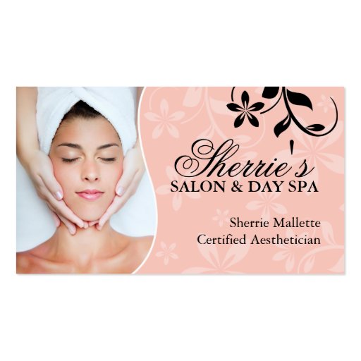 Aesthetician Business Cards