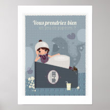Affiche pop-corn pour votre cuisine
