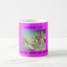 afg-050414-001, IM CRABBY WITH NO COFFEE, KAREN... Coffee Mugs