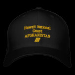 AFGHANISTAN 18 MONTH COMBAT TOUR embroidered hats