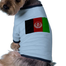 Afghanistan  Flag AF Doggie Tee Shirt