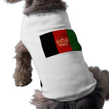 Afghanistan Flag Doggie T Shirt
