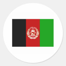 Afghanistan FLAG International Sticker