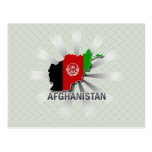 Afghanistan Flag Map 2.0 Postcard