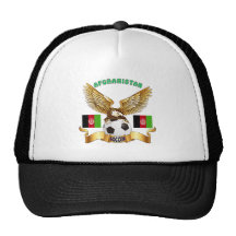 Afghanistan Football Designs Mesh Hat
