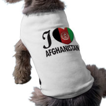 Afghanistan Love Doggie T Shirt