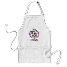 Africa France Soccer Ball Football Fans Gifts Aprons