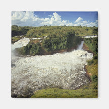 Africa, Uganda, Murchison Falls NP. The frothy Magnet
