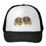 African-American Lesbian Wedding Trucker Hats