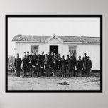 African American Military Band 1865 Posters