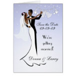 African American Wedding Save the Date Card
