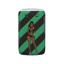 African Bikini Model Blackberry Bold Case