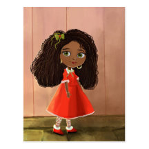 African cute girl Postcard