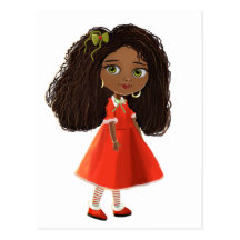 African girl Postcard
