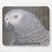 African Grey Parrot Mousepad