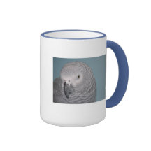 African Grey Parrot Mug