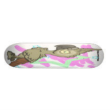 African grey parrot skate board