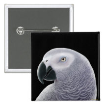 African Grey Pin
