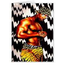 African Hip Hop Greeting Cards