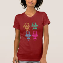 African mask tee shirt