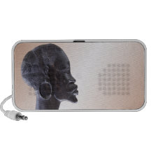 African Mask Travel Speakers