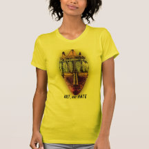 AFRICAN-MASK-yellow by Manda Tees
