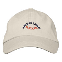 AFRICAN SAFARI, TANZANIA EMBROIDERED HATS