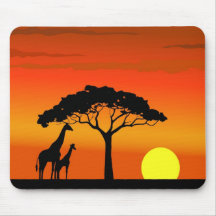 African Sunset Mousepad