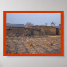 African Village Posters
