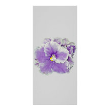 African Violet Purple Rack Card