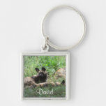 African WIld Dogs Keychain