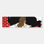 Afro Puffs Pinups 4 (Sketchbook Pro) Bumper Sticker