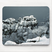 After a snow storm, Russia Mousepad