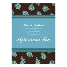 Afternoon Tea Modern Chintz Invitation