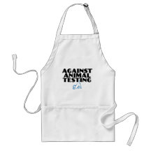 Against Animal Testing Apron