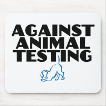 Against Animal Testing Mouse Mats