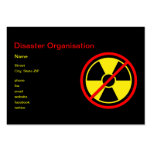 Against Atomic Power! Business Card Template