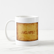 AGAPE!!... RELIGIOUS CUP COFFEE MUG