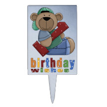 Age 1 BW Cake Pick