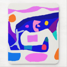 Age Oranges Canal Song White Cloud Moment Mousepad